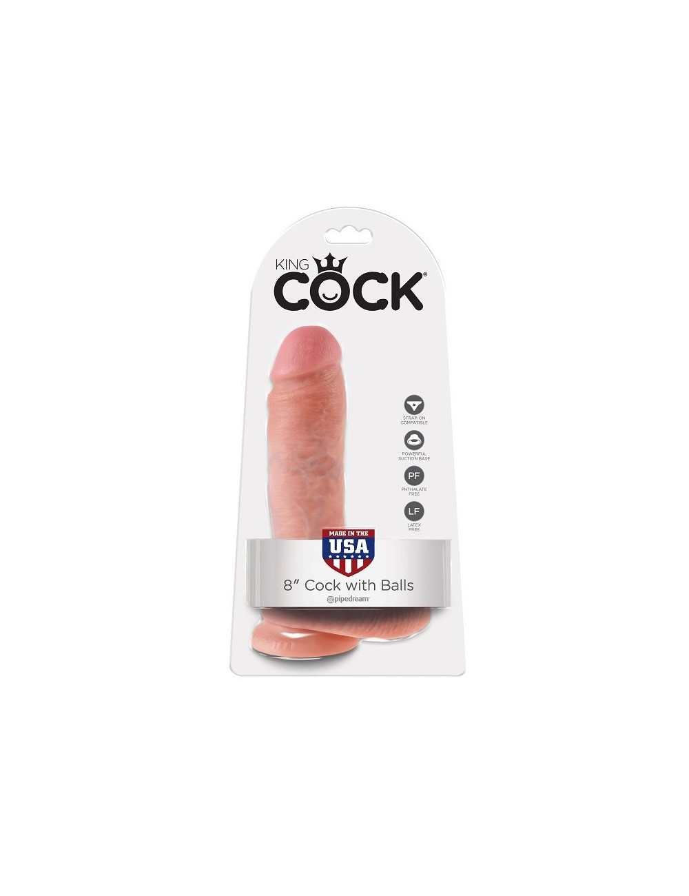 KING COCK 8 "COCK CARNE CON PALLINE 20 KING COCK 8 "COCK CARNE CON PALLINE 20