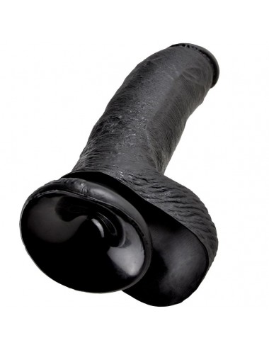 KING COCK 9" PENE REALISTICO NEGRO 22.9CM