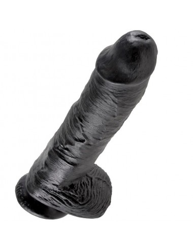 KING COCK 10" PENE REALISTICO NEGRO 26.5 CM