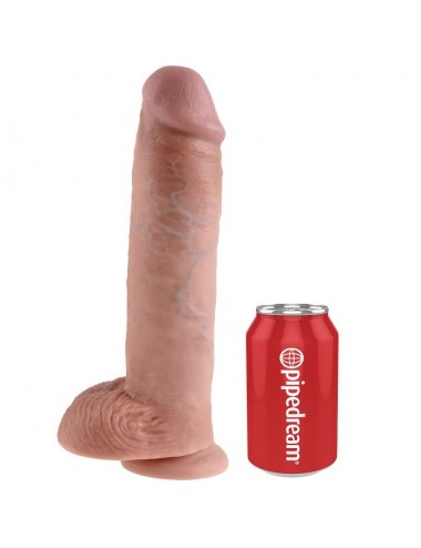 KING COCK 11 "CARNE DI CAZZO CON PALLINE 28 CM