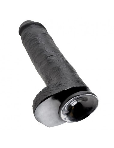 KING COCK 11" PENE REALISTICO NEGRO 28 CM