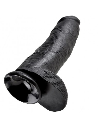 KING COCK 12" PENE REALISTICO NEGRO 30.48 CM