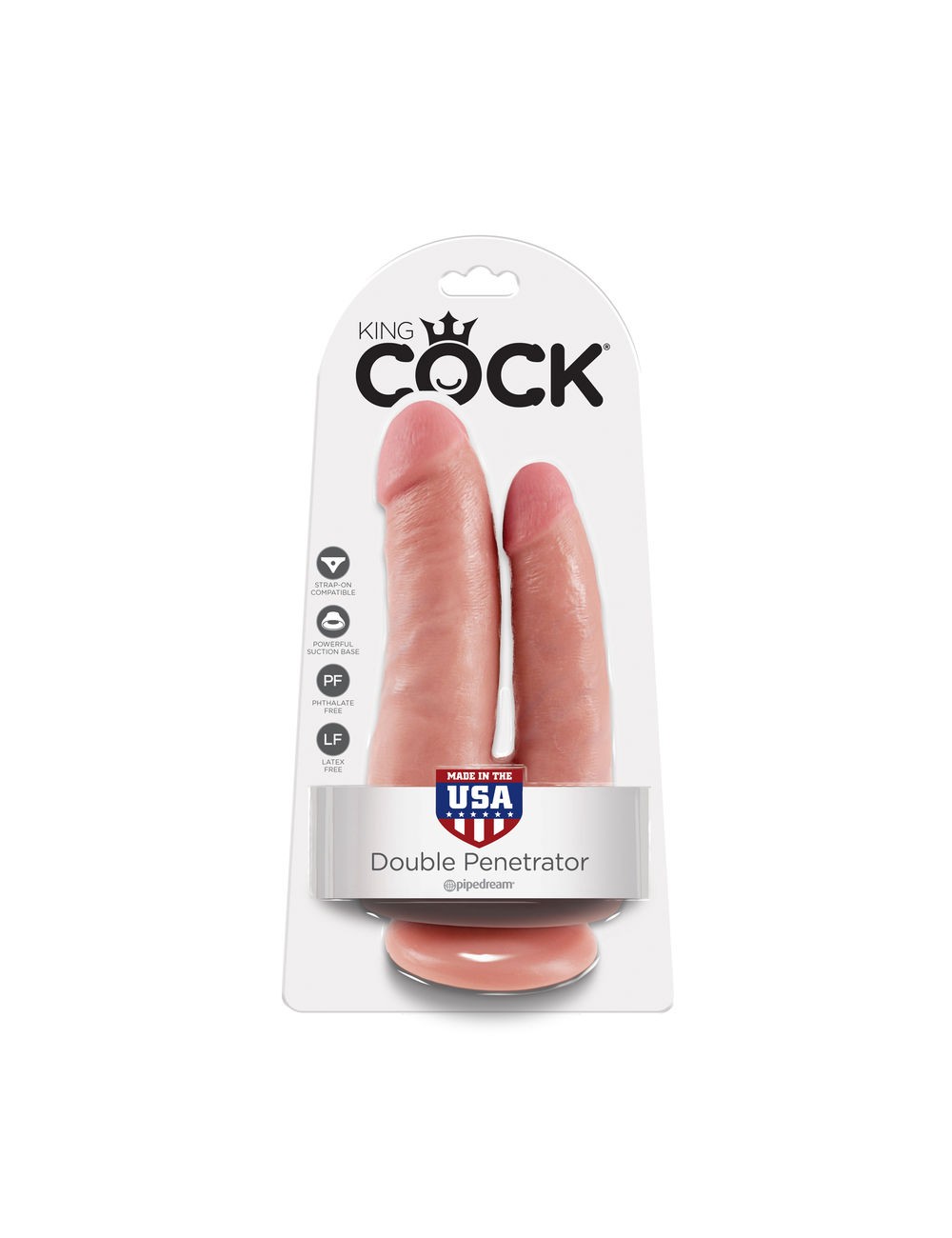 KING COCK DOPPIO PENETRATORE CARNE KING COCK DOPPIO PENETRATORE CARNE