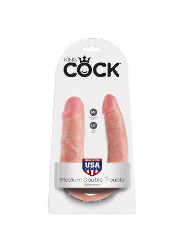 KING COCK A FORMA DI U MEDIO DOPPIO GUASTO CARNE