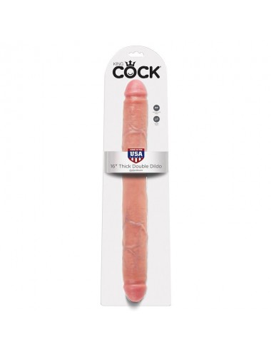 KING COCK DOPPIO DILDO SPESSORE CARNE 40