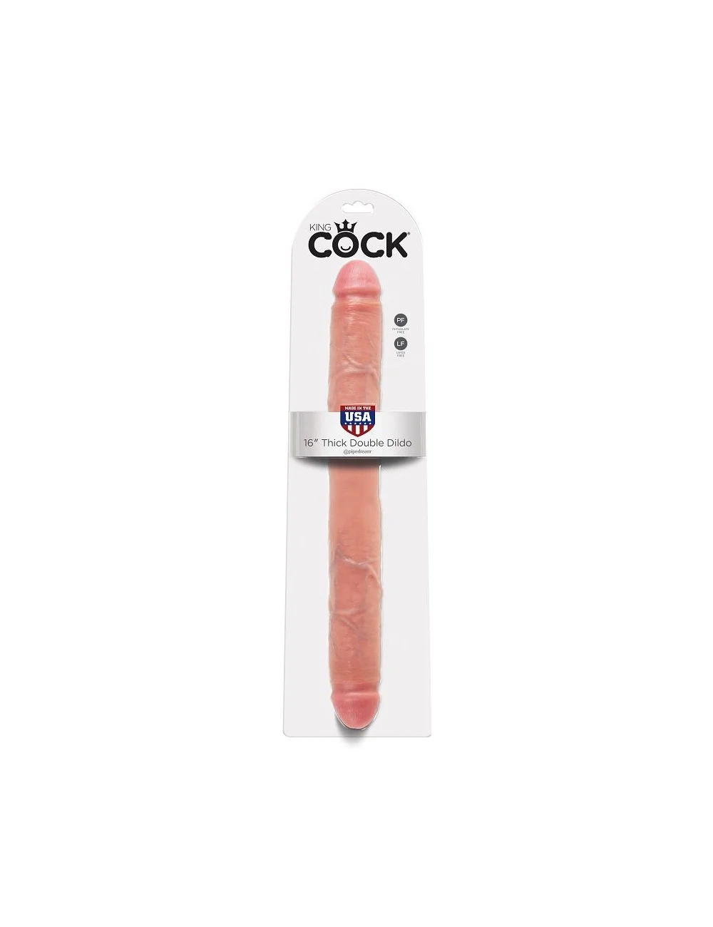 KING COCK DOPPIO DILDO SPESSORE CARNE 40