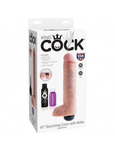 KING COCK SQUIRTING CARNE 10 "