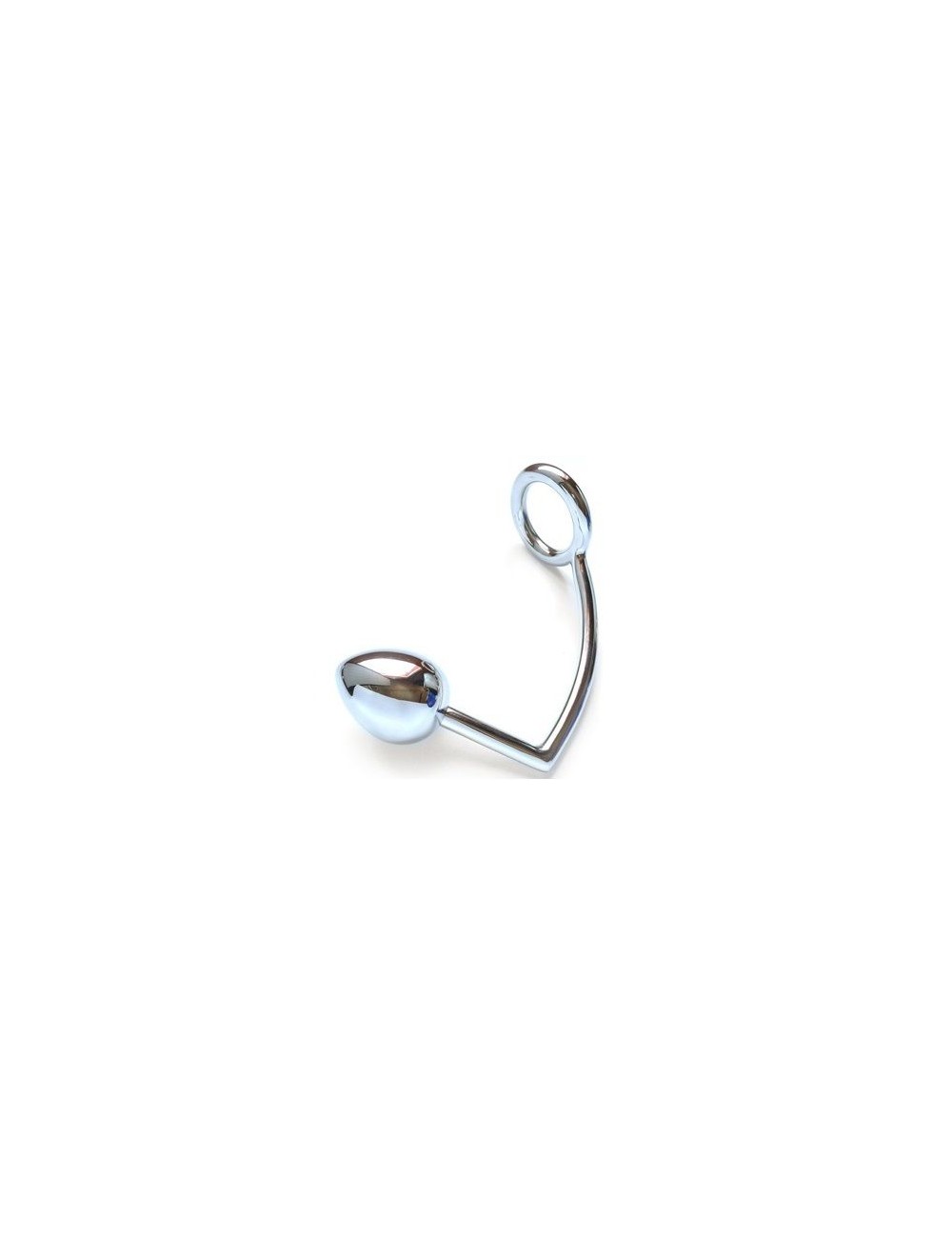ANELLO PER CAZZO IN METALLO CON PERLA ANALE 50MM