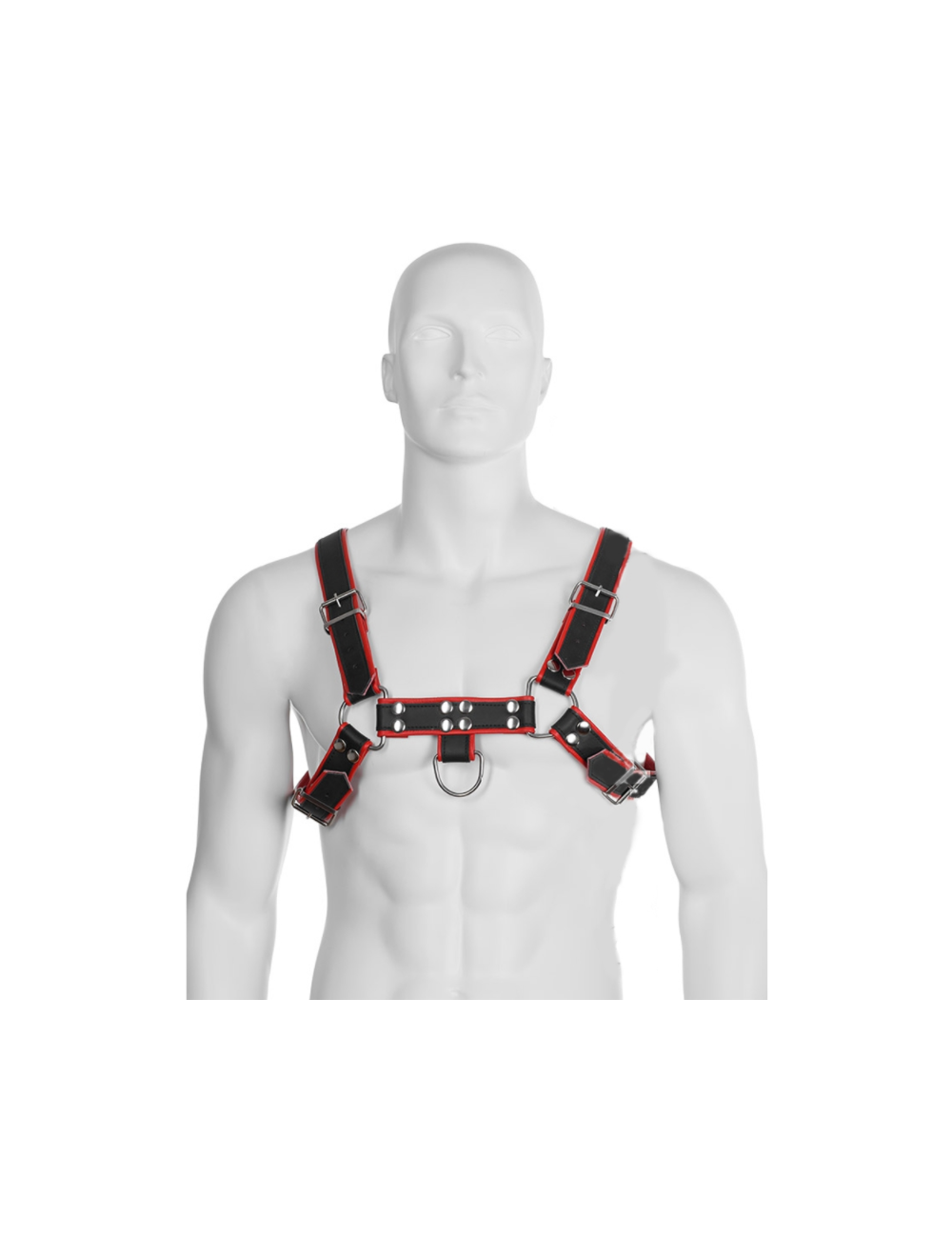 BODY CATENA IN PELLE IMBRACATURA III NERO / ROSSO BODY CATENA IN PELLE IMBRACATURA III NERO / ROSSO