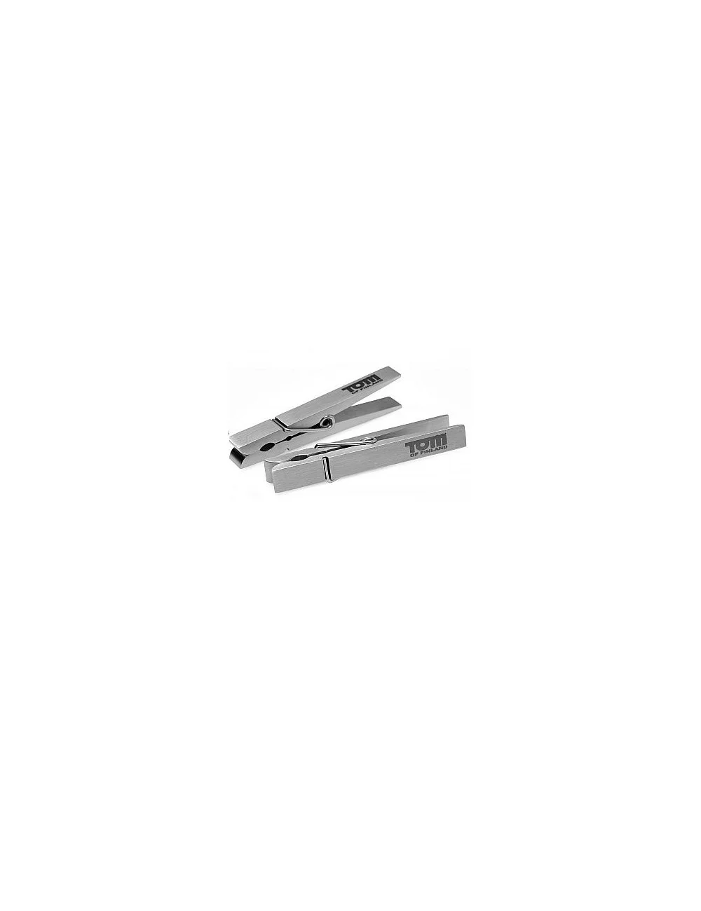 TOM OF FINLAND PIN PINZE IN ACCIAIO INOX NIPPLE ARGENTO TOM OF FINLAND PIN PINZE IN ACCIAIO INOX NIPPLE ARGENTO