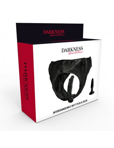 DARKNESS INTERCAMBIABILE BUTT PLUG E DILDO