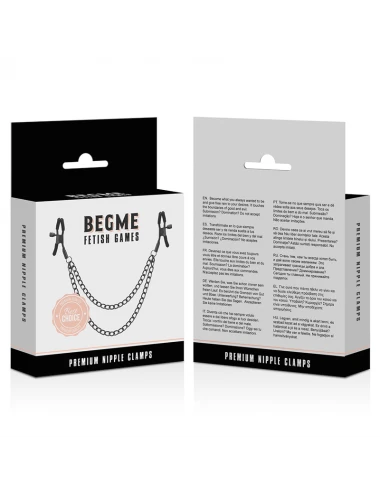CLIP PER CAPEZZOLI BEGME RED EDITION CON CATENA