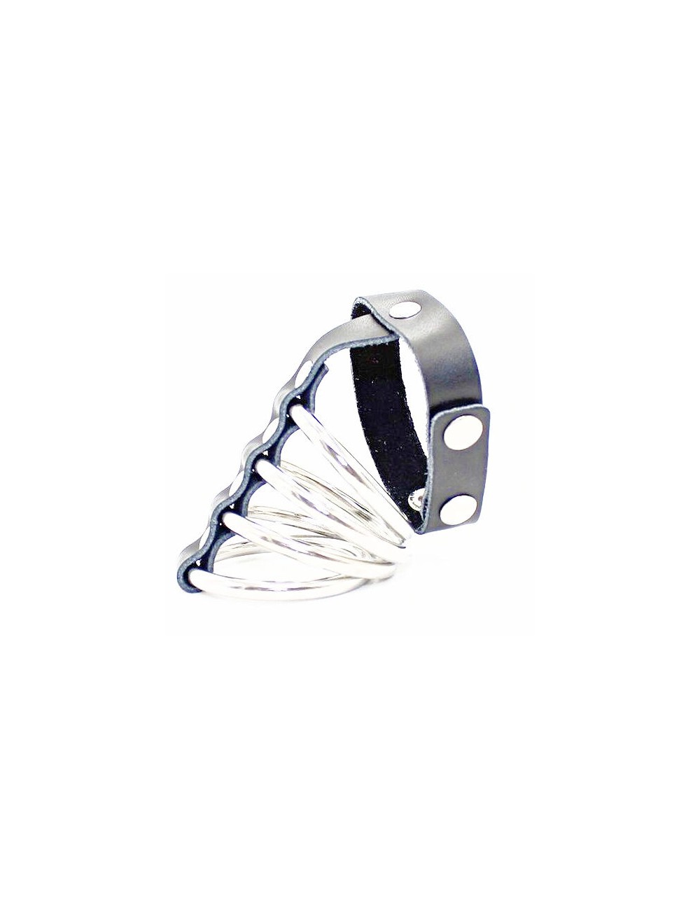 OHMAMA FETISH CHIUSURA A SCATTO CINTURINO IN PELLE ANELLO DEL CAZZO IN METALLO OHMAMA FETISH CHIUSURA A SCATTO CINTURINO IN PELLE ANELLO DEL CAZZO IN METALLO