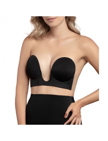 REGGISENO BYE SENZA CUCITURE A U - NERO TAGLIA A