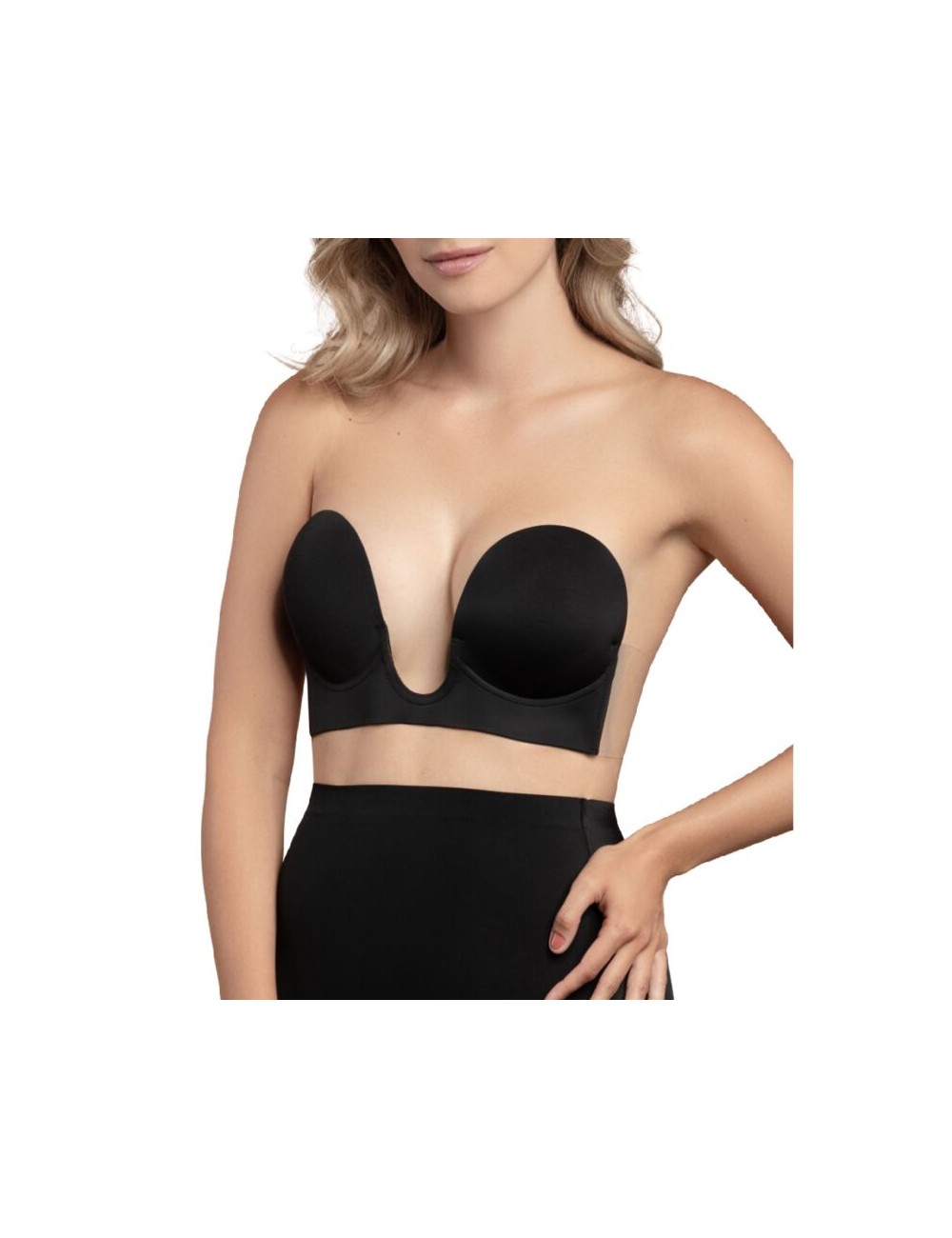 REGGISENO BYE SENZA CUCITURE A U - NERO TAGLIA D. REGGISENO BYE SENZA CUCITURE A U - NERO TAGLIA D.