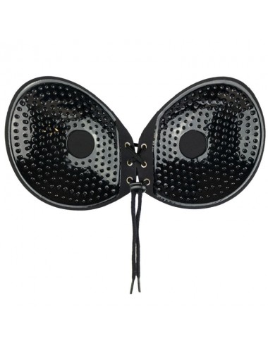 BYE BRA REGGISENO TONDO IN PIZZO - NERO
