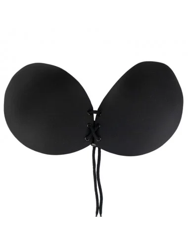 BYE BRA REGGISENO TONDO IN PIZZO - NERO