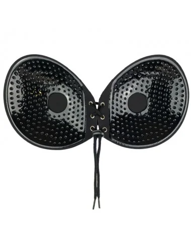 BYE BRA REGGISENO TONDO IN PIZZO - NERO