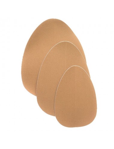 SOTTOPIEDE ALZA SENO REGGISENO BYE + 3 COPPIA COPRI NIPPLE IN RASO - MARRONE TAGLIA AC