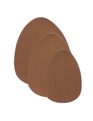 SOTTOPIEDE ALZA SENO REGGISENO BYE + 3 COPPIA COPRI NIPPLE IN RASO - MARRONE SCURO TAGLIA DF