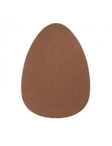 SOTTOPIEDE ALZA SENO REGGISENO BYE + 3 COPPIA COPRI NIPPLE IN RASO - MARRONE SCURO TAGLIA DF