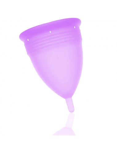 COPPA MENSTRUALE STERCUP TAGLIA L COLORE VIOLA FDA SILICONE