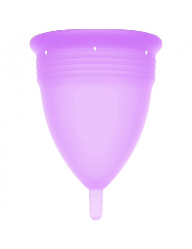 COPPA MENSTRUALE STERCUP TAGLIA L COLORE VIOLA FDA SILICONE