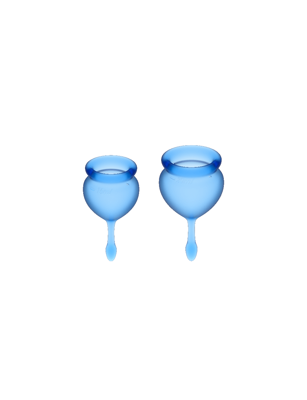 TAZZA MENSTRUALE FEEL GOOD SATISFYER BLU SCURO 15 + 20ML TAZZA MENSTRUALE FEEL GOOD SATISFYER BLU SCURO 15 + 20ML