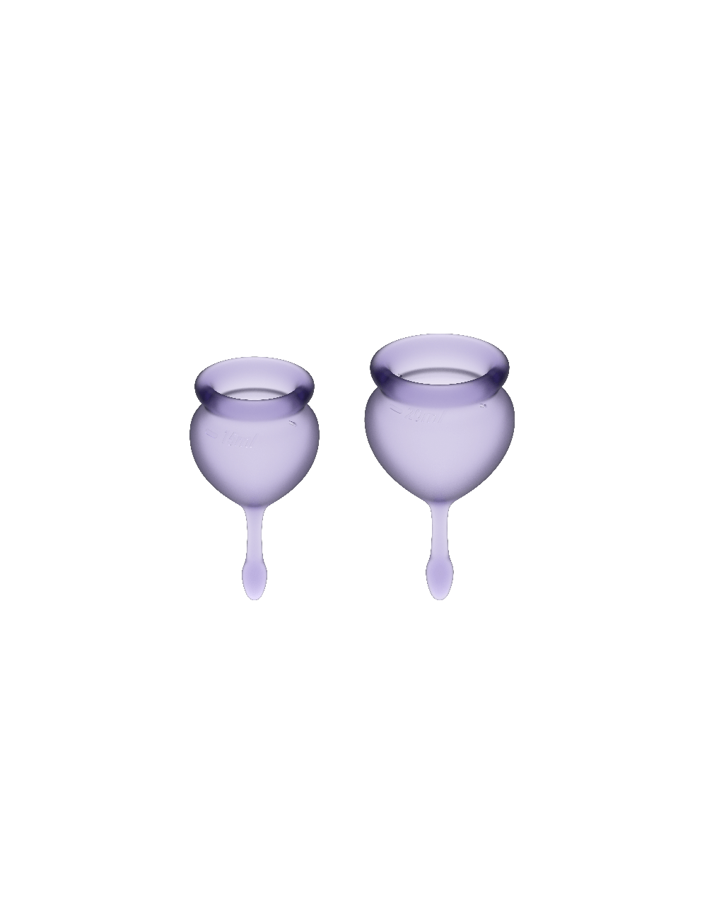 TAZZA MENSTRUALE SODDISFACENTE FEEL GOOD VIOLA 15 + 20ML