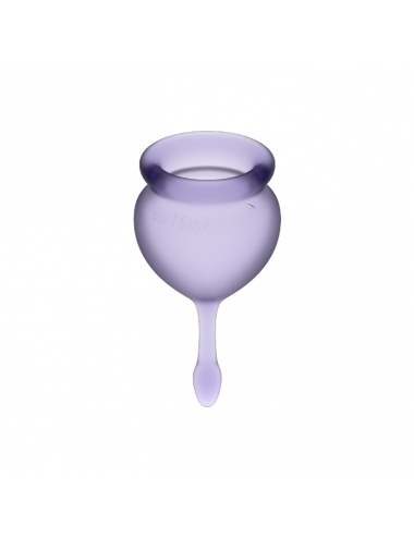 TAZZA MENSTRUALE SODDISFACENTE FEEL GOOD VIOLA 15 + 20ML