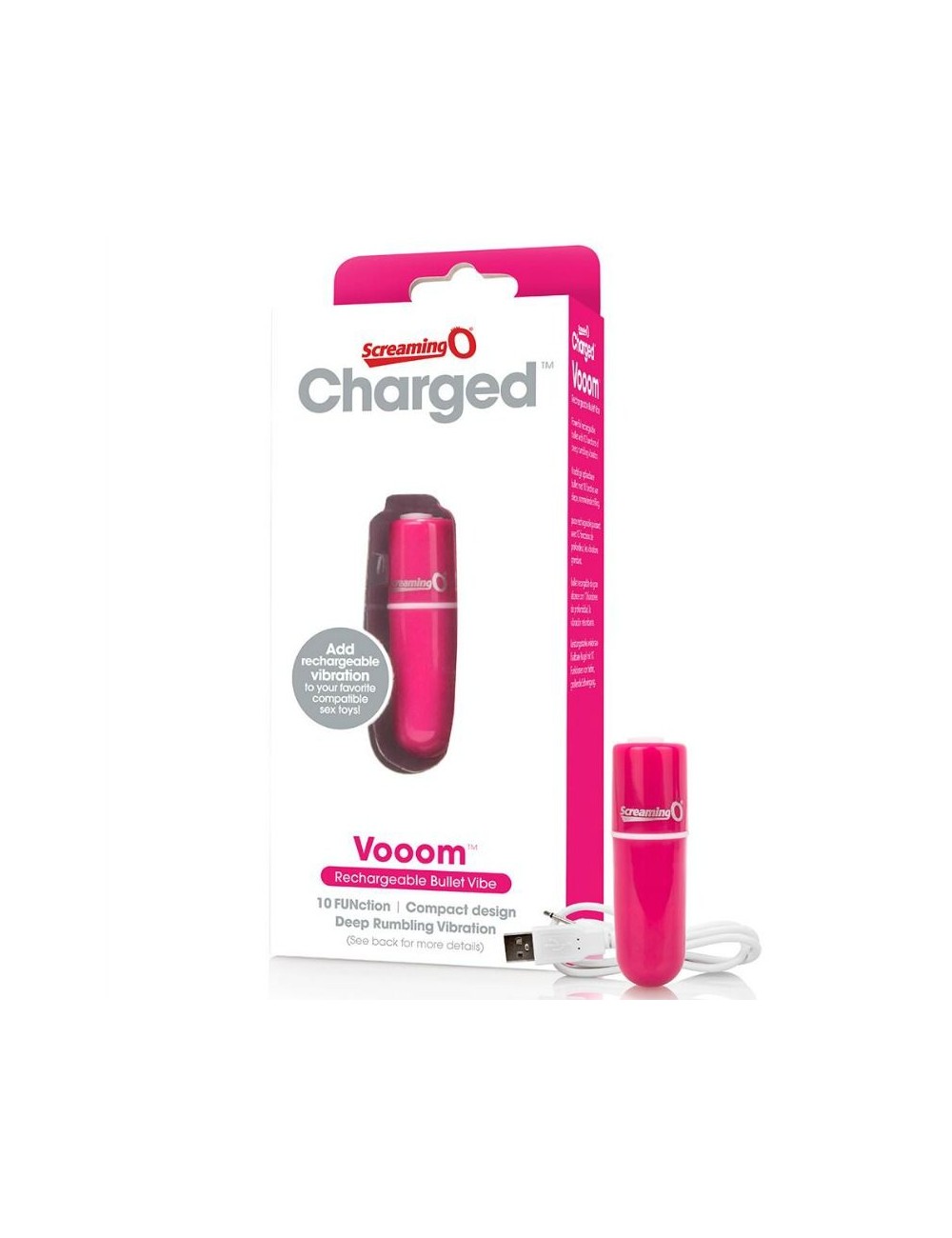 SCREAMING O BULLET VIBRANTE RICARICABILE VOOOM ROSA