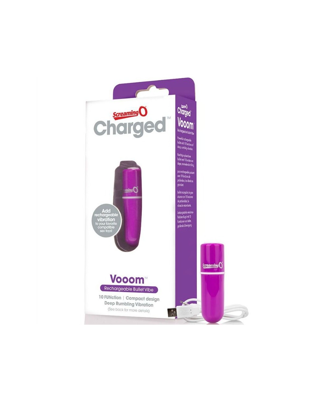 SCREAMING O BULLET VIBRANTE RICARICABILE VOOOM VIOLA