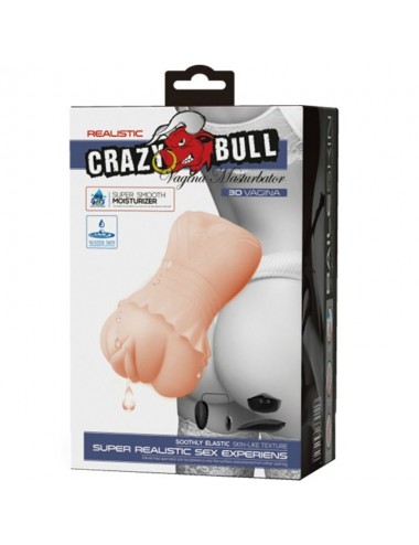 CRAZY BULL - VAGINA PER PELLE D'ACQUA MASTURBADOR CON PROIETTILI VIBRANTI