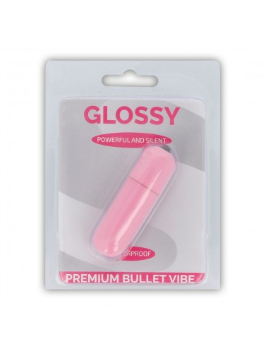 GLOSSY PREMIUM VIBE BALA VIBRADORA 10V ROSA