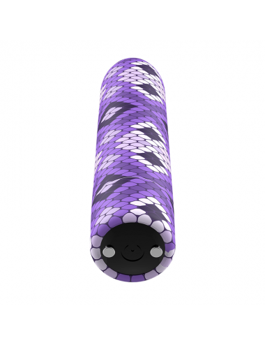 CUSTOM BULLETS RECHARGEABLE SNAKE PURPLE MAGNETIC BULLET 10V