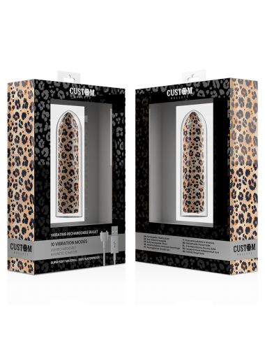 BULLET PERSONALIZZATI BULLET RICARICABILI LEOPARD 10 INTENSITÀ