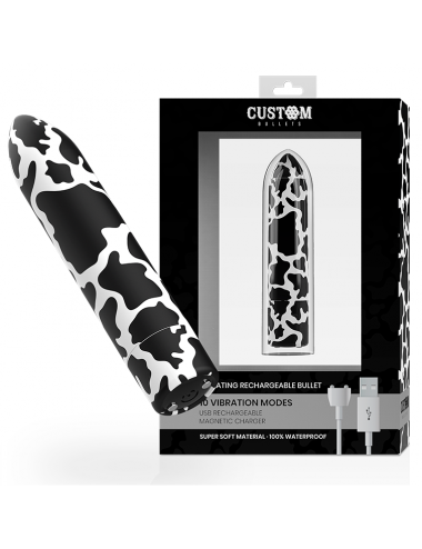 PALLINE PERSONALIZZATE BULLET RICARICABILI MUCCA 10 INTENSITÀ