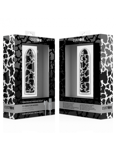 PALLINE PERSONALIZZATE BULLET RICARICABILI MUCCA 10 INTENSITÀ