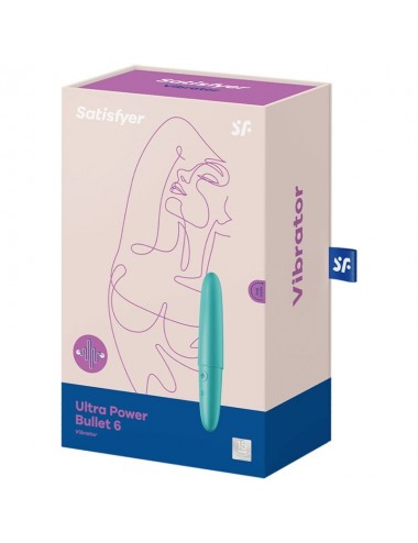 SATISFYER ULTRA POWER BULLET 6 - TURCHESE