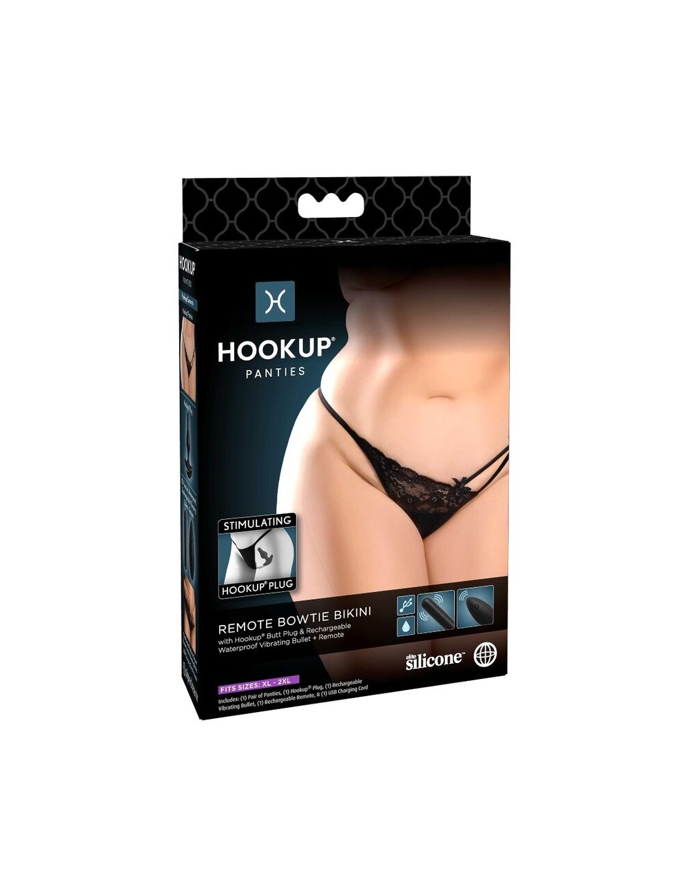 BIKINI HOOK UP CON FIOCCO A DISTANZA TAGLIA PLUS