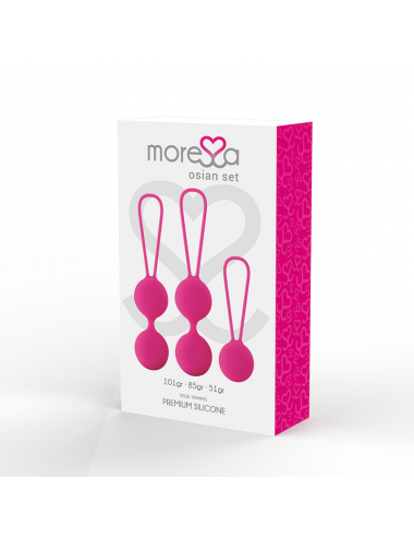 MORESSA OSIAN SET PREMIUM SILICONE ROSA