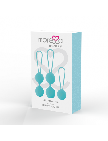 MORESSA OSIAN SET PREMIUM SILICONE TURCHESE