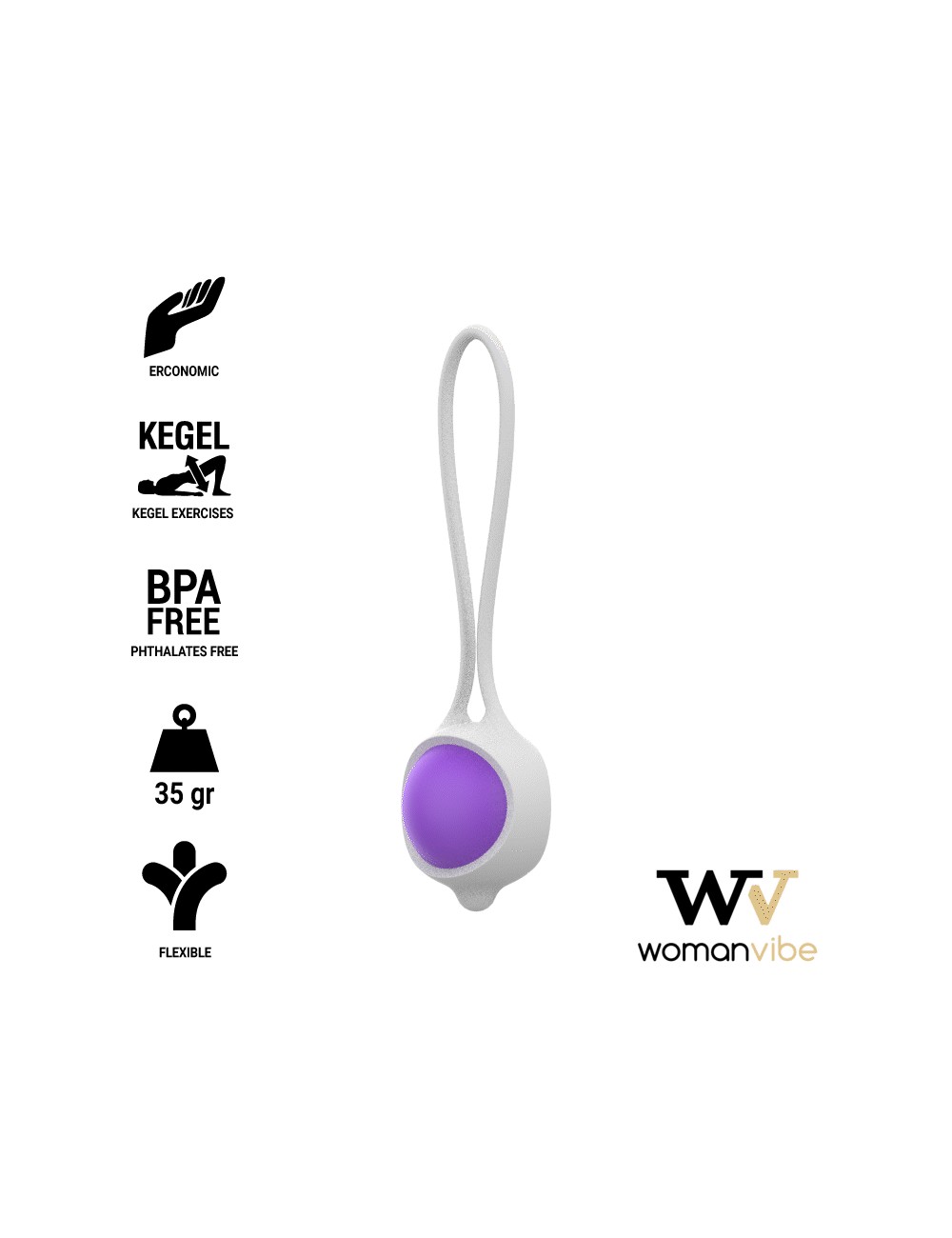 WOMANVIBE KEISY I BALL GEISHA SILICONE WOMANVIBE KEISY I BALL GEISHA SILICONE