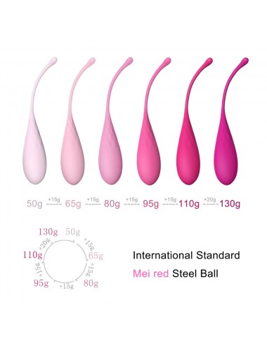 SET PER ALLENAMENTO MUSCOLI PELVICI LESLIE KEGEL FIT 6 PEZZI