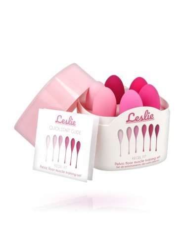 SET PER ALLENAMENTO MUSCOLI PELVICI LESLIE KEGEL FIT 6 PEZZI