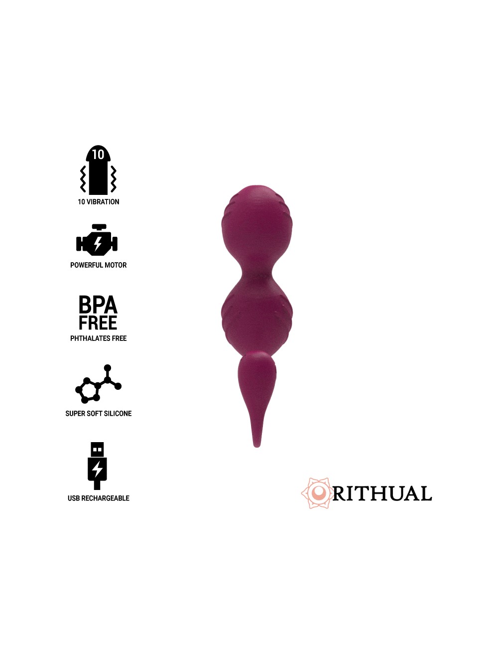 RITHUAL NISHA BOLAS KEGEL RECARGABLES VIBRADORAS ORQUIDEA RITHUAL NISHA BOLAS KEGEL RECARGABLES VIBRADORAS ORQUIDEA