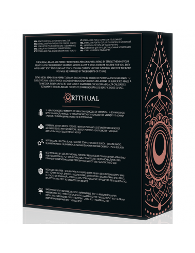 RITHUAL NISHA BOLAS KEGEL RECARGABLES VIBRADORAS NEGRO