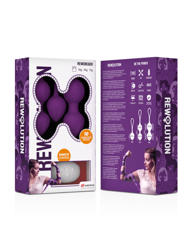 REWOLUTION REWOBEADS PALLINE VIBRANTI TELECOMANDO CON TECNOLOGIA WATCHME