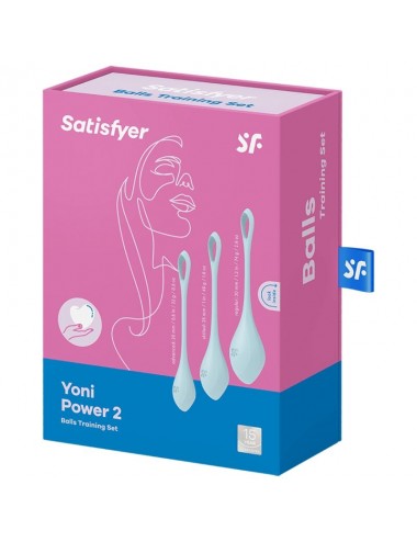 SET ALLENAMENTO SATISFYER YONI POWER 2 - BLU