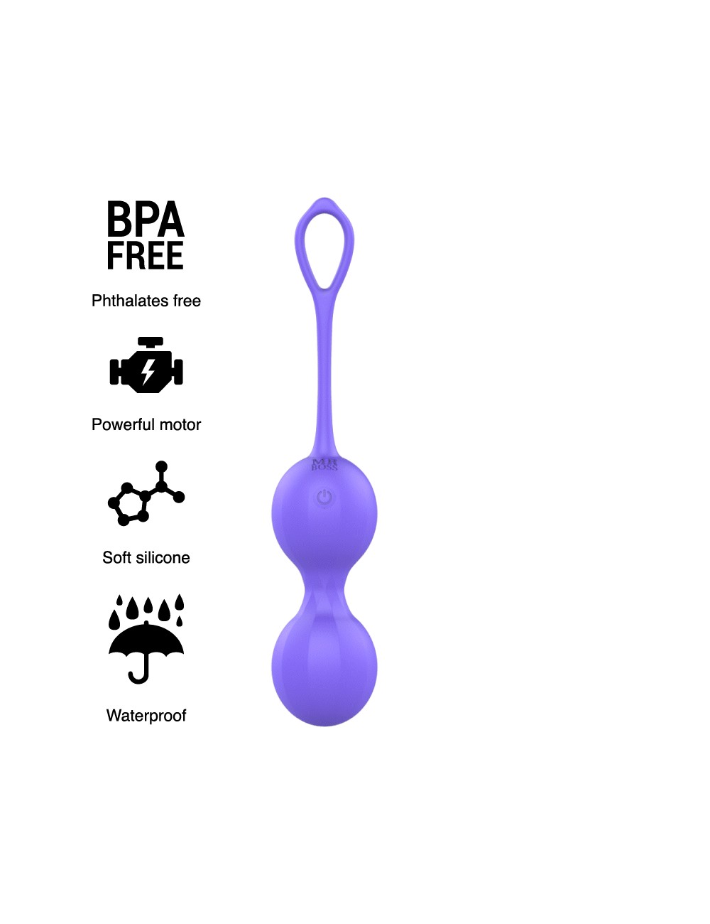 MR BOSS DUMAS PERLINE KEGEL VIBRANTI TELECOMANDO MR BOSS DUMAS PERLINE KEGEL VIBRANTI TELECOMANDO